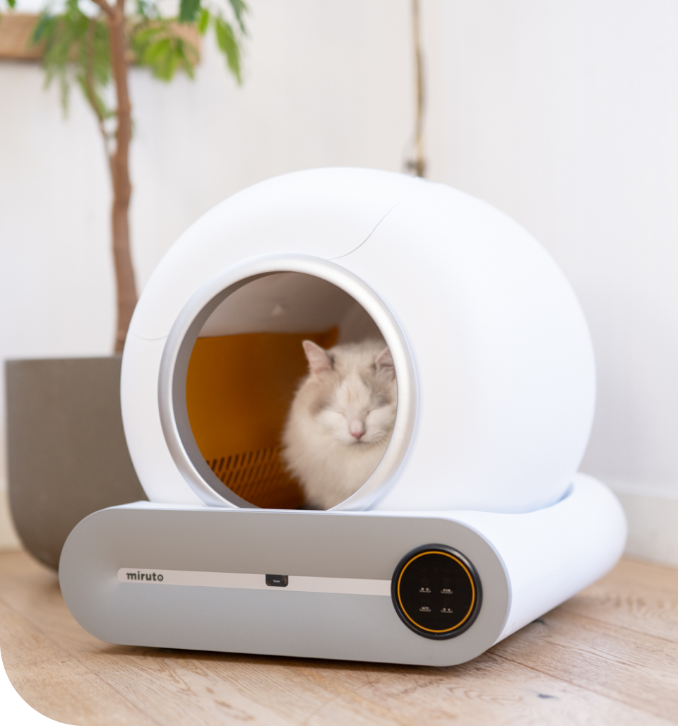 【日本ブランド】miruto 全自動スマートトイレ 猫用自動トイレ 全自動スマートトイレ(Mimi)_初回2680円 購入ページ | miruto公式