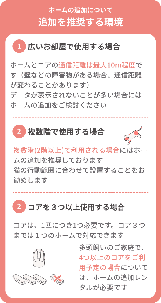 ホーム追加の推奨環境